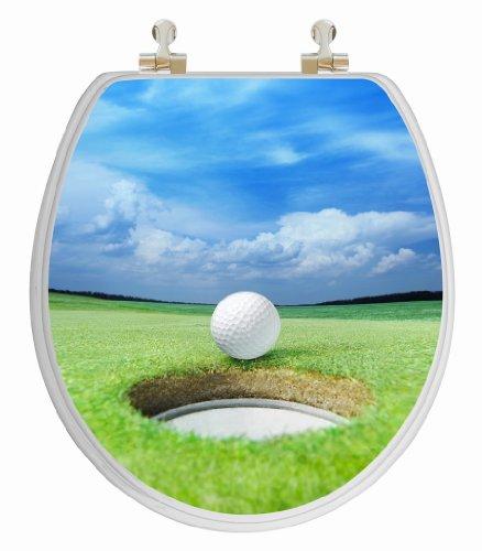 Algopix Similar Product 14 - 3D Series Golf Round Toilet Seat