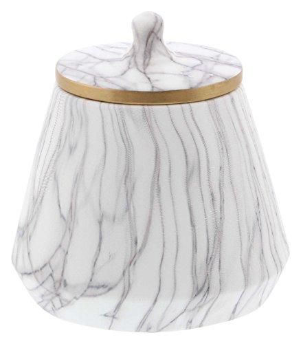 Algopix Similar Product 15 - Benzara Graceful Marble Oval Jar