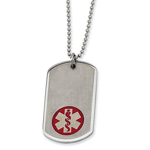 Algopix Similar Product 10 - Chisel Stainless Steel Large Dog Tag