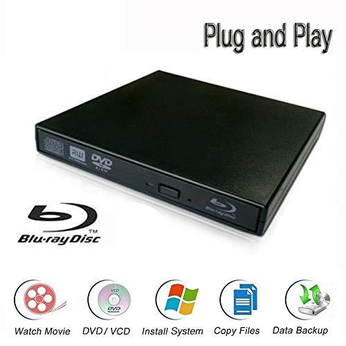 Algopix Similar Product 10 - Ploveyy External bluray DVD Drive for