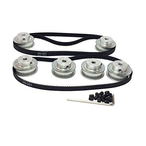 Algopix Similar Product 8 - 2GT 40 Teeth Timing Belt Pulley 8mm