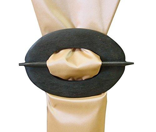 Algopix Similar Product 11 - Europatex Brooch Tieback, Dark Brown