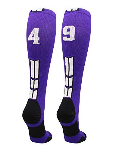 Algopix Similar Product 20 - MadSportsStuff Player Id Number Socks