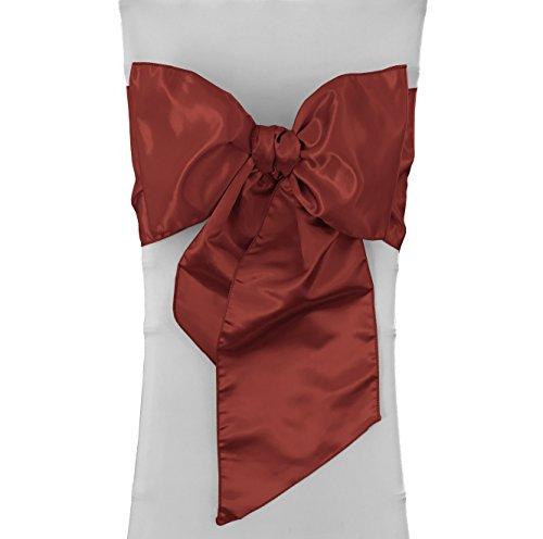 Algopix Similar Product 16 - LA Linen Pack10 Bridal Satin Chair