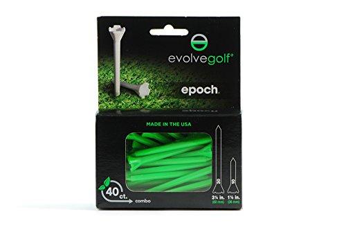 Algopix Similar Product 20 - Epoch Evolve Golf Tees 40 Count Combo
