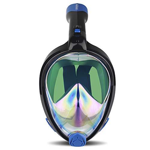 Algopix Similar Product 9 - ORSEN Newest Version Full Face Snorkel