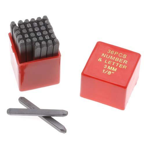 Algopix Similar Product 7 - 36 Piece Letter  Number Punch Set For