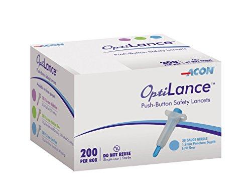 Algopix Similar Product 16 - Optilance PushButton Safety Lancets