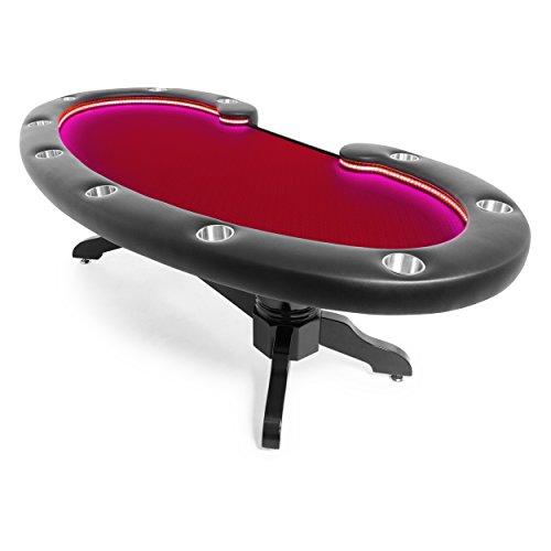 Algopix Similar Product 16 - BBO Poker Lumen HD Lighted Poker Table