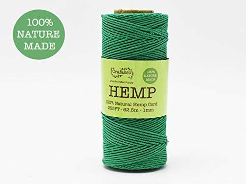 Algopix Similar Product 6 - Crafasso Hemp Twine Cord Spool 205ft
