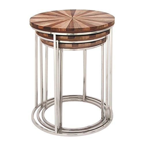 Algopix Similar Product 7 - Benzara Charming Stainless Steel Wood