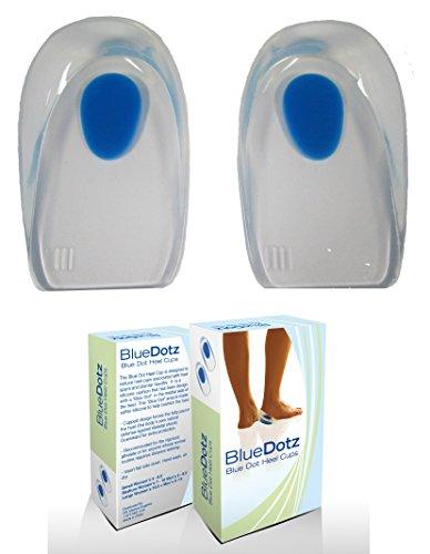 Algopix Similar Product 20 - Silicone Gel Heel Cups by Blue Dotz 