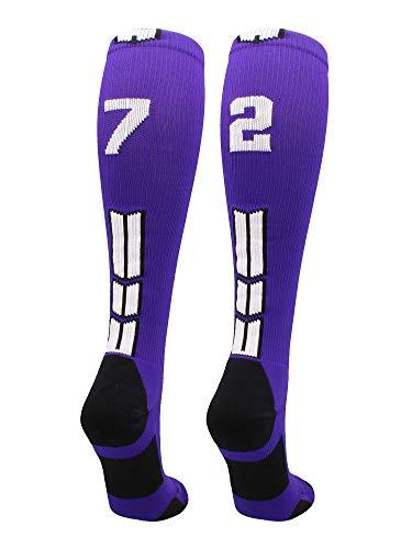 Algopix Similar Product 1 - MadSportsStuff Player Id Number Socks