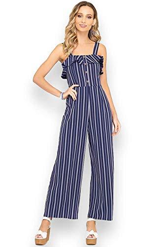 Algopix Similar Product 5 - She  Sky Womens Navy Cami Striped