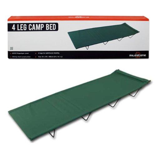 Algopix Similar Product 8 - Milestones 4 Legs Folding Camp Bed