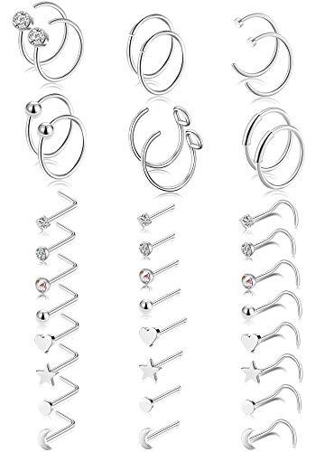 Algopix Similar Product 20 - Tornito 20G 836Pcs Stainless Steel L