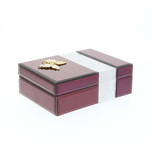 Algopix Similar Product 3 - Benzara Attractive Wood Glass Jewelry