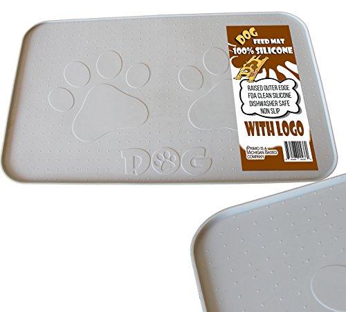 Algopix Similar Product 20 - iPrimio Large Dog Feeding Mat with Paw