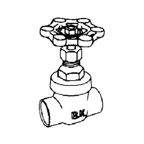 Algopix Similar Product 13 - Copper Sweat Gate Valve 1/2"