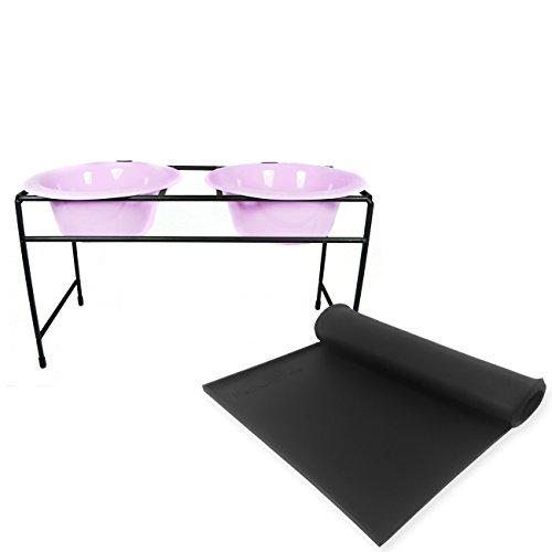 Algopix Similar Product 10 - Platinum Pets 2 Cup Modern Double