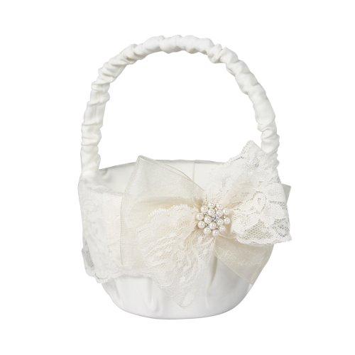Algopix Similar Product 3 - Delilah Flower Girl Basket for