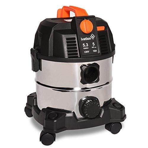 Algopix Similar Product 13 - Ivation Wet Dry Vac 53 Gallon 5 Peak