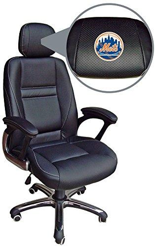 Algopix Similar Product 17 - MLB New York Mets Leather Office Chair