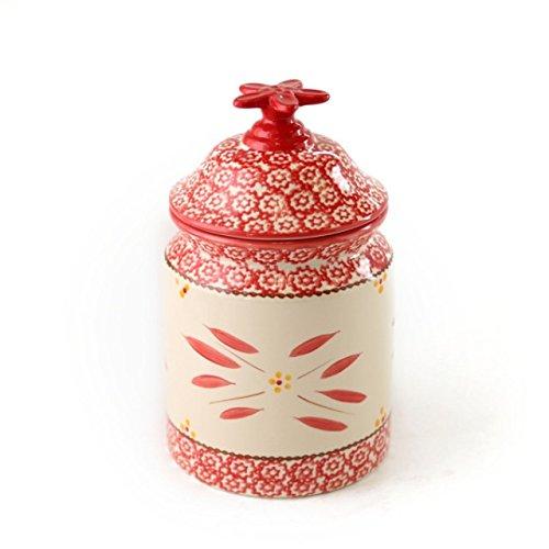 Algopix Similar Product 14 - temp-tations Old World Cookie Jar, Red