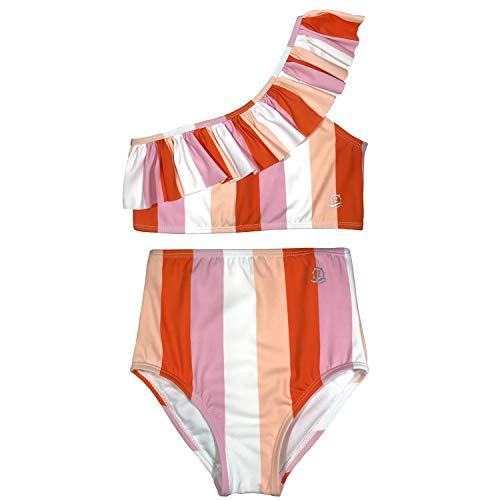 Algopix Similar Product 6 - SwimZip Girls OneShoulder  High Waist
