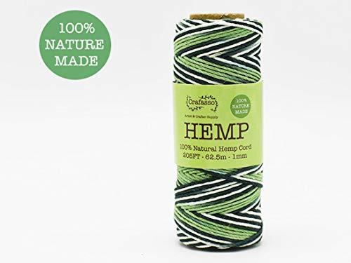 Algopix Similar Product 9 - Crafasso Hemp Twine Cord Spool 205ft