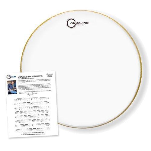 Algopix Similar Product 8 - Aquarian 12" Force Ten Clear Drumhead