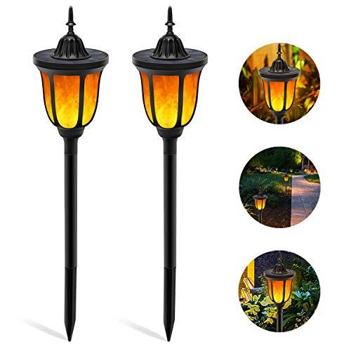 Algopix Similar Product 13 - ALOVECO Solar Flame Lights Outdoor