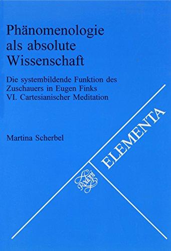 Algopix Similar Product 13 - Phnomenologie als absolute