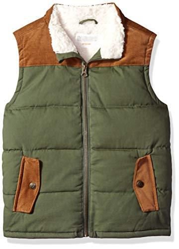 Algopix Similar Product 10 - Gymboree Boys Big Puffer Vest Olive