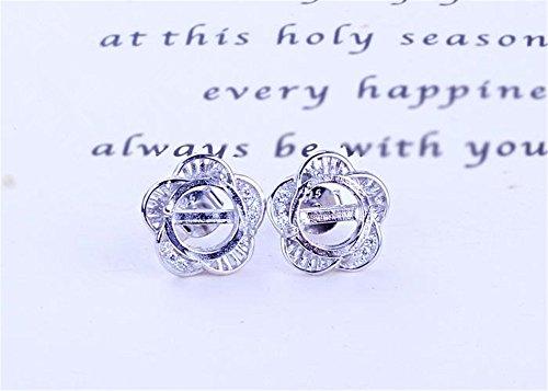 Algopix Similar Product 19 - MFMei Sterling Silver Plum Blossom