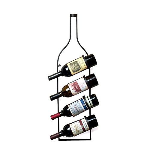 Algopix Similar Product 3 - 4 Bottle Wall Mount Wine Rack