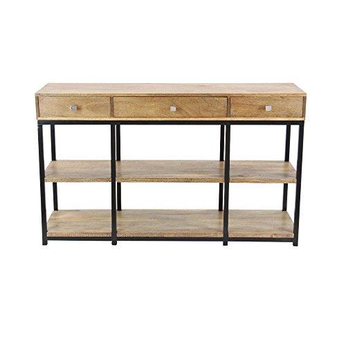 Algopix Similar Product 10 - Benzara Antiqued Wooden Storage Console