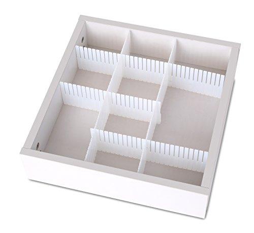 Algopix Similar Product 10 - Ybmhome Adjustable Grid Drawer Dividers