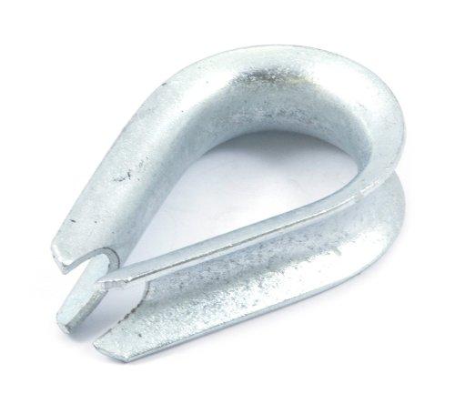 Algopix Similar Product 5 - Forney 61035 Wire Rope Thimbles Zinc