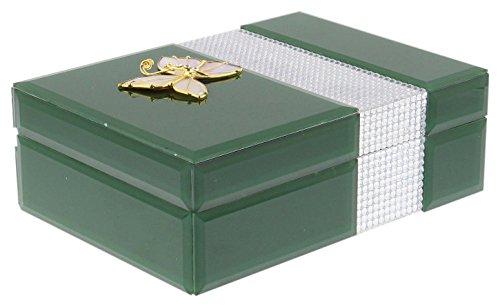 Algopix Similar Product 3 - Benzara Winsome Wood Glass Jewelry Box
