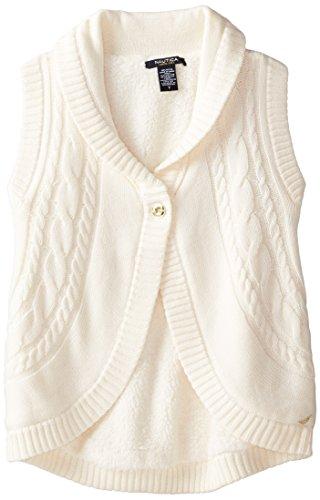 Algopix Similar Product 4 - Nautica Girls Cable Sweater Vest Lined