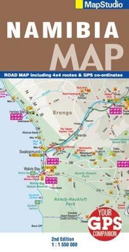 Algopix Similar Product 15 - Namibia Road Map 1:1,550,000- MapStudio
