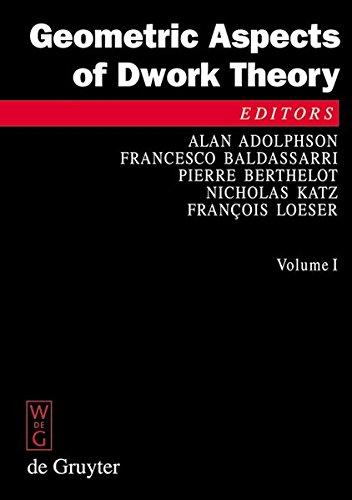Algopix Similar Product 7 - Geometric Aspects of Dwork Theory De