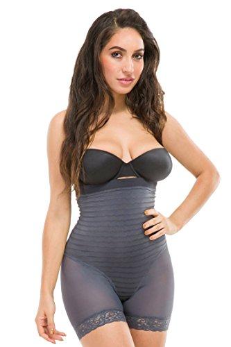 Algopix Similar Product 1 - TruFigure High Waist Panty with Mesh