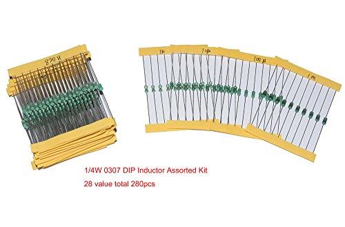 Algopix Similar Product 11 - Cofufu 0307 DIP Inductor Assorted Kit