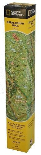 Algopix Similar Product 20 - Appalachian Trail Wall Map in gift