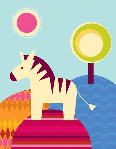 Algopix Similar Product 14 - Oopsy Daisy Fine Art for Kids Zebra