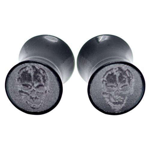 Algopix Similar Product 12 - Pierce2GO Black Acrylic Plugs with