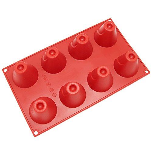 Algopix Similar Product 9 - Freshware SL128RD 8Cavity Silicone