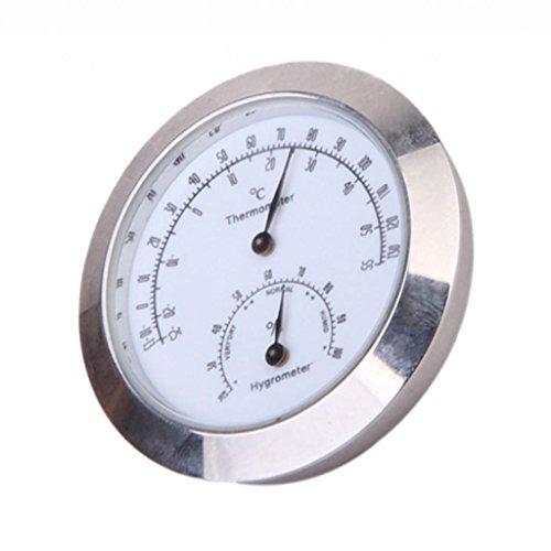 Algopix Similar Product 3 - Round Thermometer and Hygrometer for